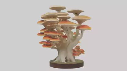 3D model Branching Fungi Sculpture model VR / AR / low-poly