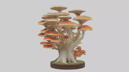 3D model Branching Fungi Sculpture model VR / AR / low-poly