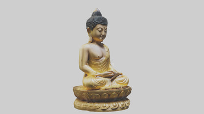 3D model Buddhastatue Model 1 VR / AR / low-poly