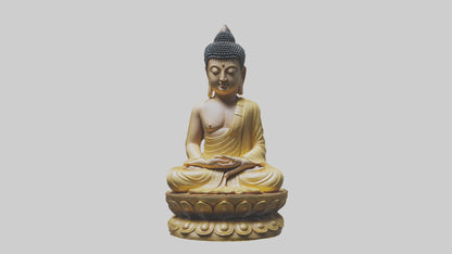 3D model Buddhastatue Model 1 VR / AR / low-poly
