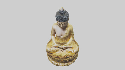 3D model Buddhastatue Model 1 VR / AR / low-poly