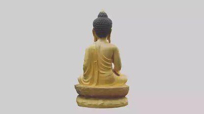 3D model Buddhastatue Model 1 VR / AR / low-poly