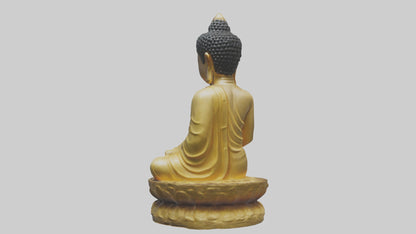 3D model Buddhastatue Model 1 VR / AR / low-poly
