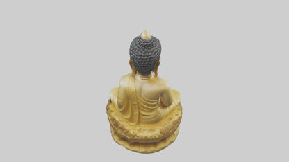 3D model Buddhastatue Model 1 VR / AR / low-poly