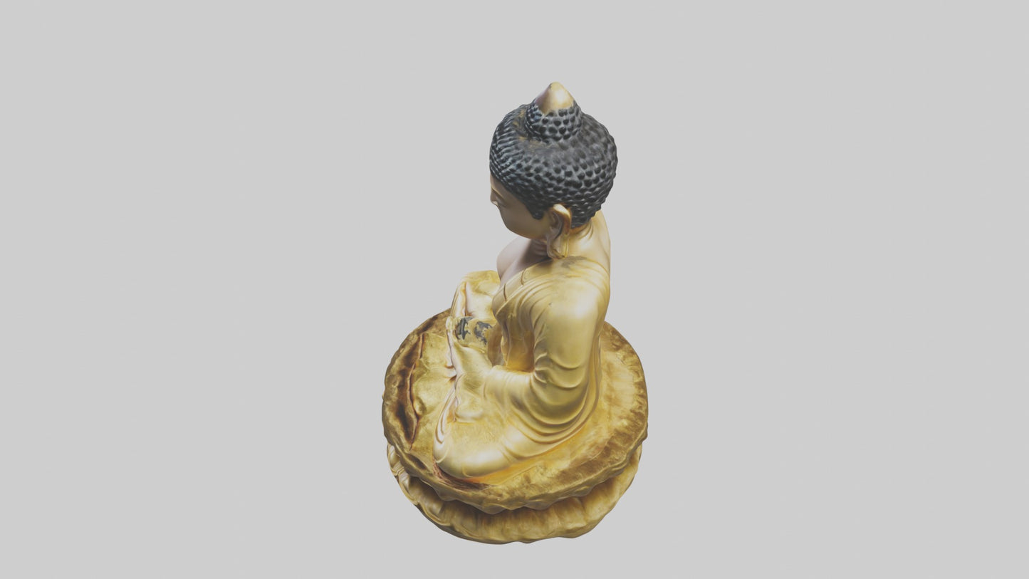 3D model Buddhastatue Model 1 VR / AR / low-poly