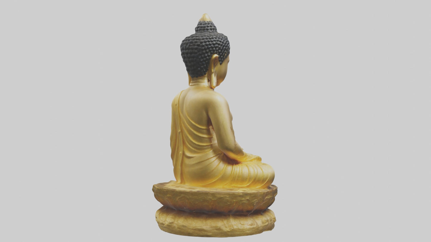 3D model Buddhastatue Model 1 VR / AR / low-poly