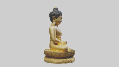 3D model Buddhastatue Model 1 VR / AR / low-poly