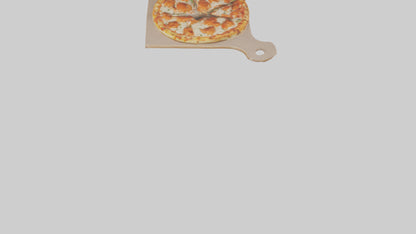 3D model Buffalo chicken pizza model VR / AR / low-poly