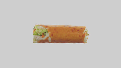 Buffalo chicken wrap model VR / AR / low-poly