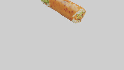 Buffalo chicken wrap model VR / AR / low-poly