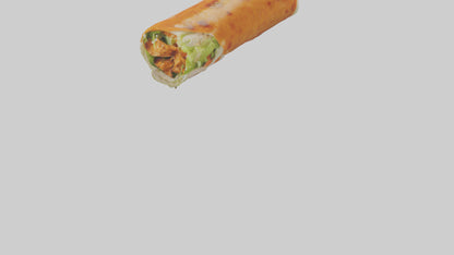 Buffalo chicken wrap model VR / AR / low-poly