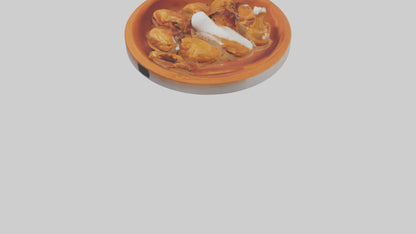 3D model Buffalo wings model VR / AR / low-poly