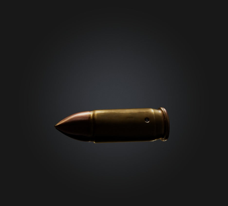 3D model bullet VR / AR / low-poly