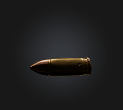 3D model bullet VR / AR / low-poly