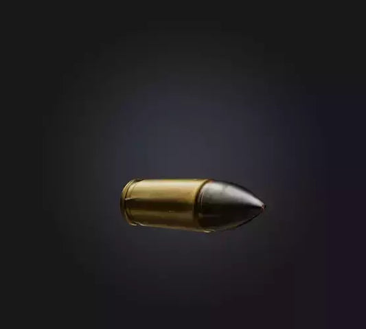 3D model bullet VR / AR / low-poly