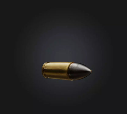 3D model bullet VR / AR / low-poly