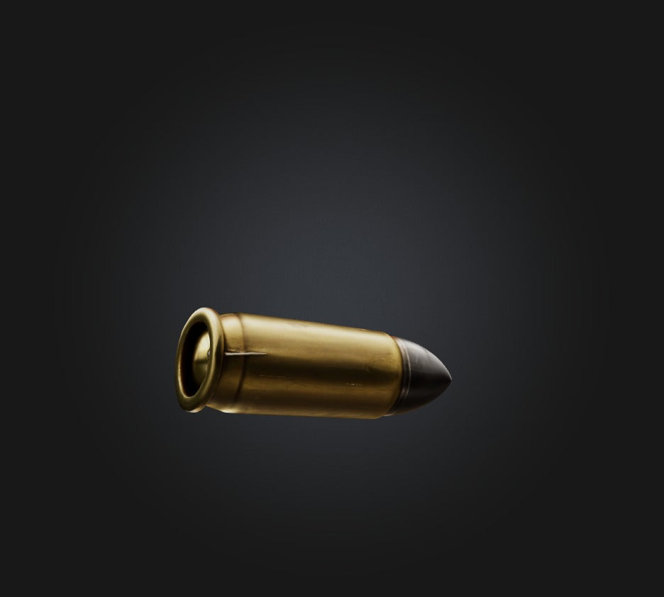 3D model bullet VR / AR / low-poly