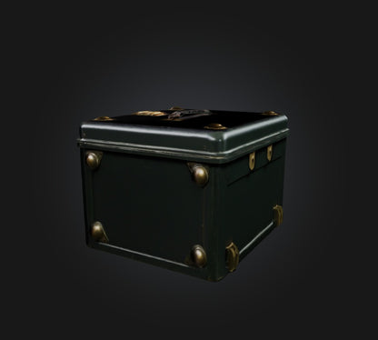 3D model bullet box VR / AR / low-poly