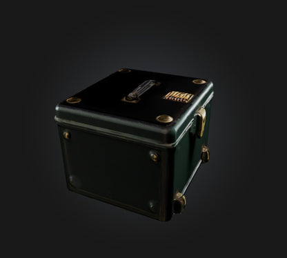 3D model bullet box VR / AR / low-poly