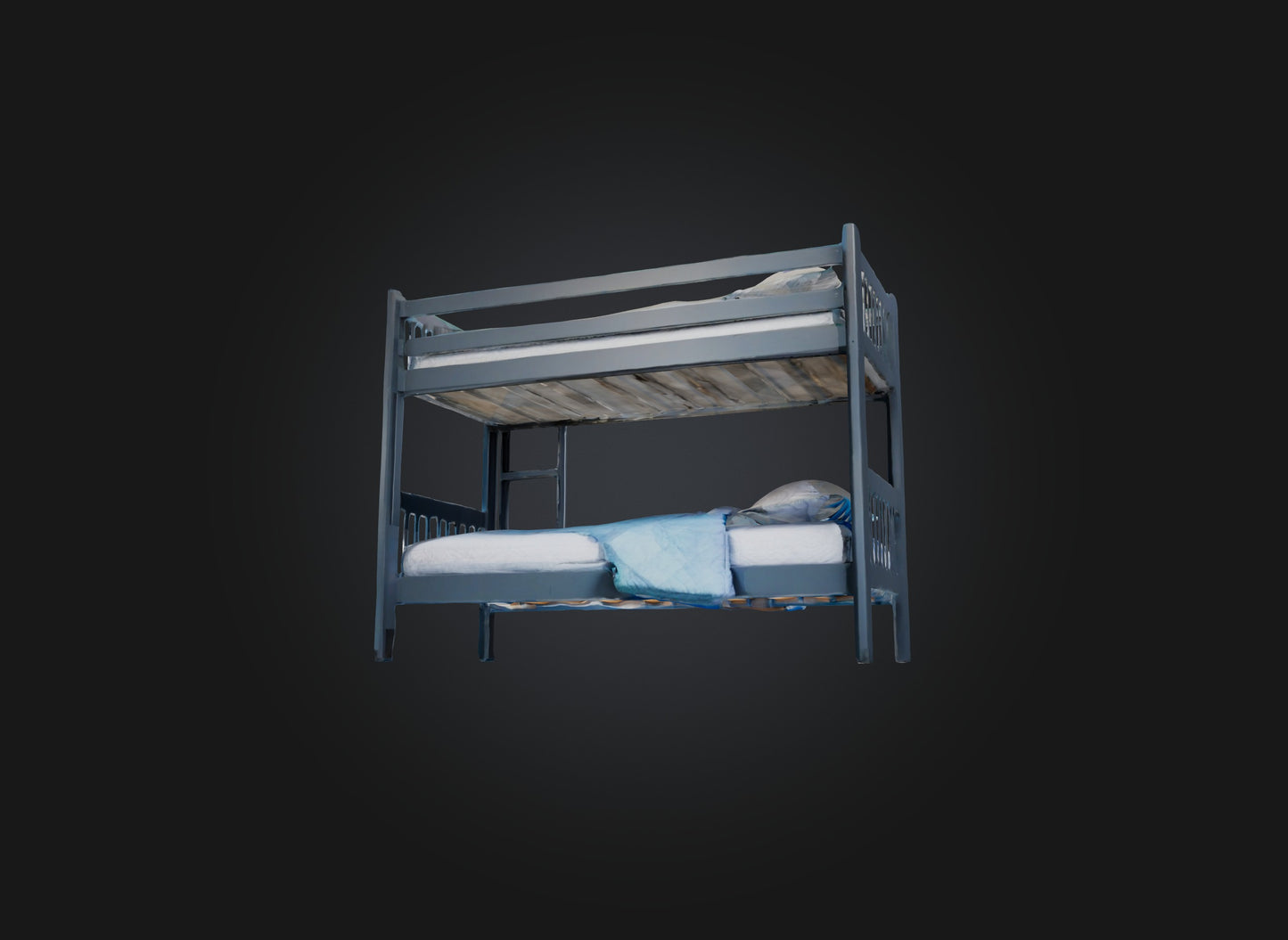 3D model bunk bed model VR / AR / low-poly