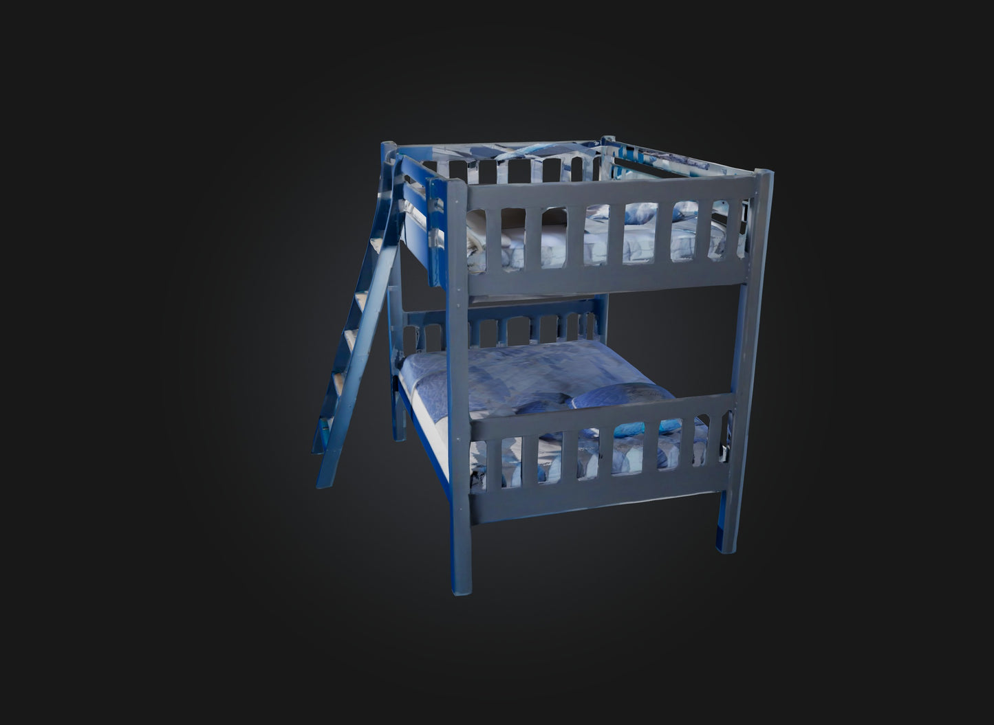 3D model bunk bedd VR / AR / low-poly