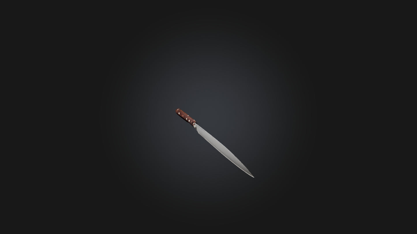 butcher knife 3D model