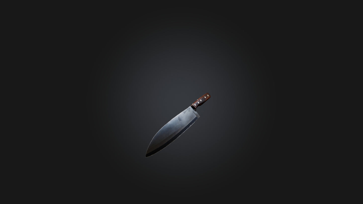 butcher knife 3D model