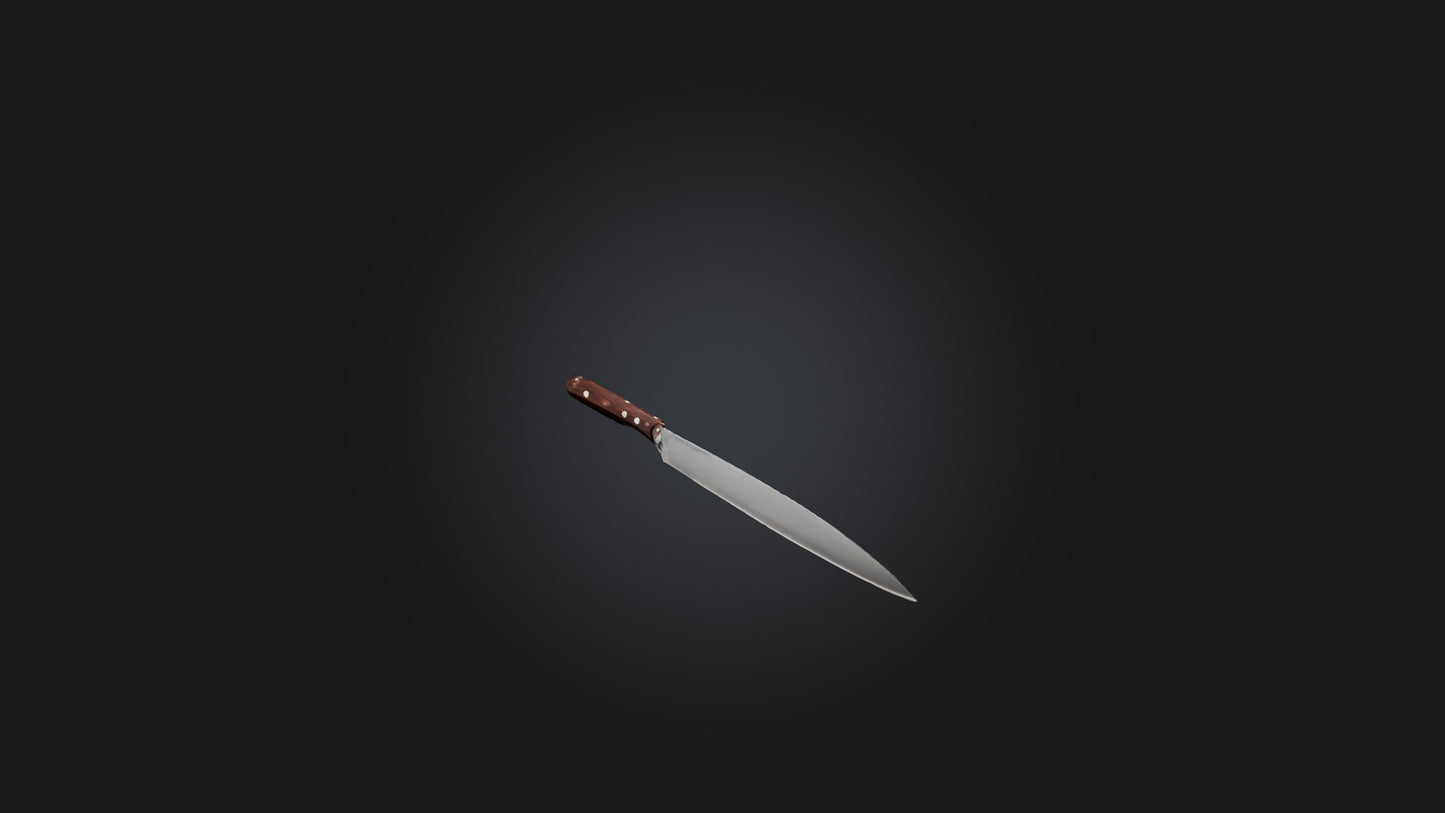 butcher knife 3D model