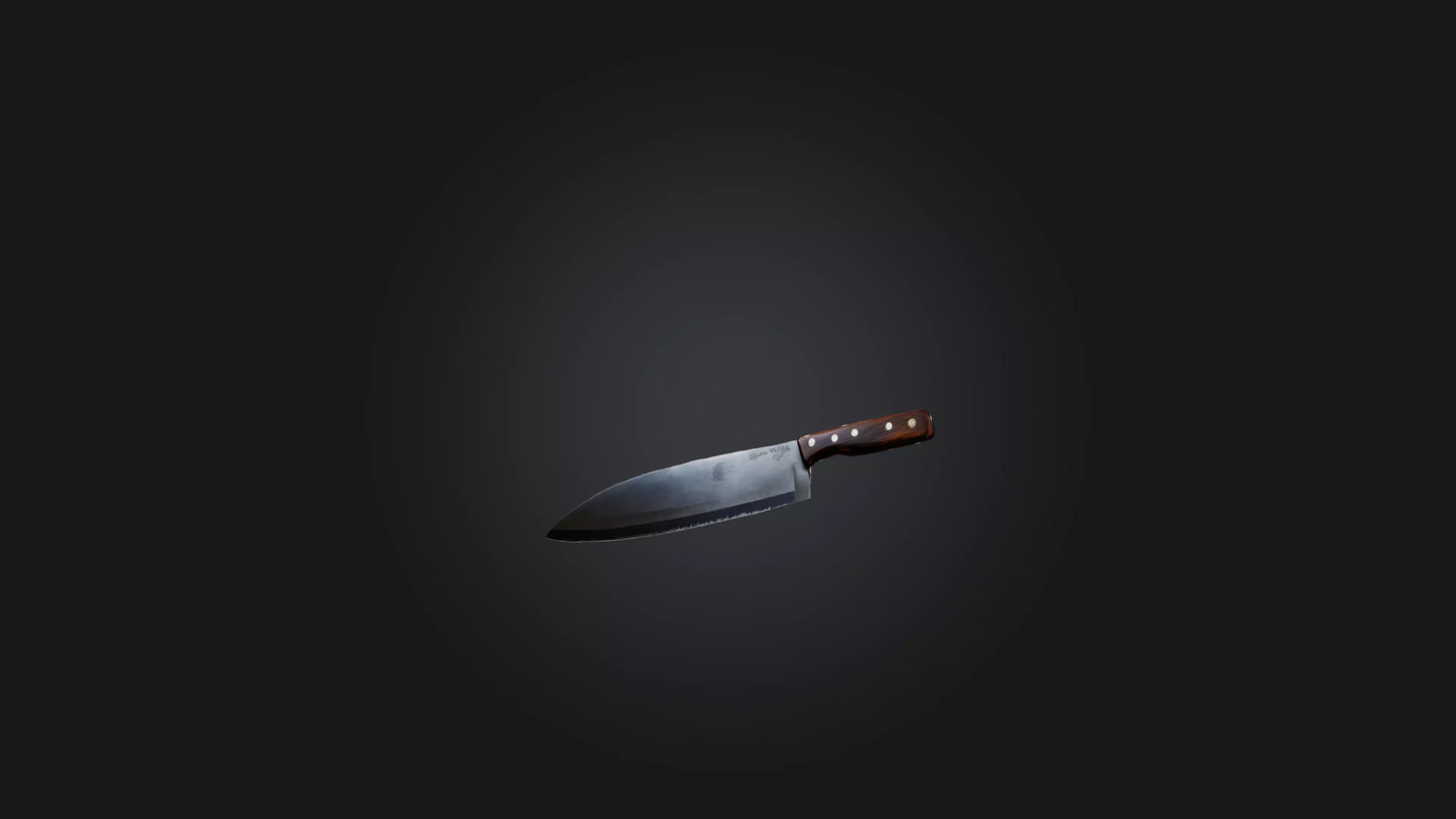 butcher knife 3D model