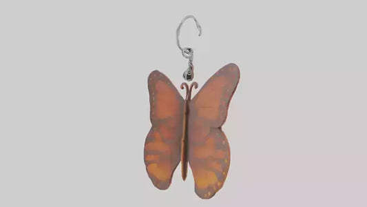 3D model Butterfly keychain model VR / AR / low-poly