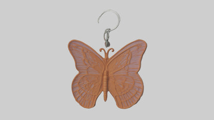 3D model Butterfly keychain model VR / AR / low-poly