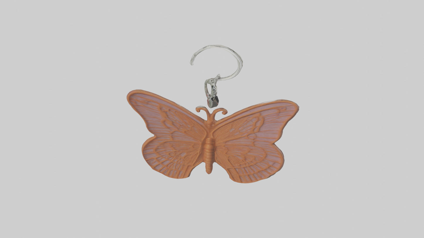 3D model Butterfly keychain model VR / AR / low-poly
