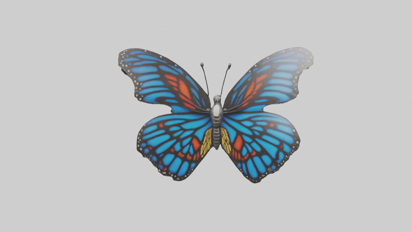 3D model Butterfly Wings Model VR / AR / low-poly
