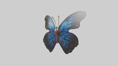 3D model Butterfly Wings Model VR / AR / low-poly