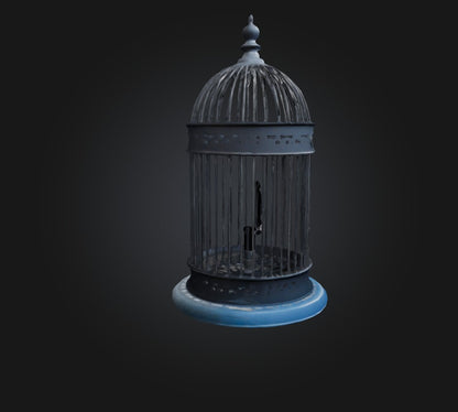 3D model cage model VR / AR / low-poly