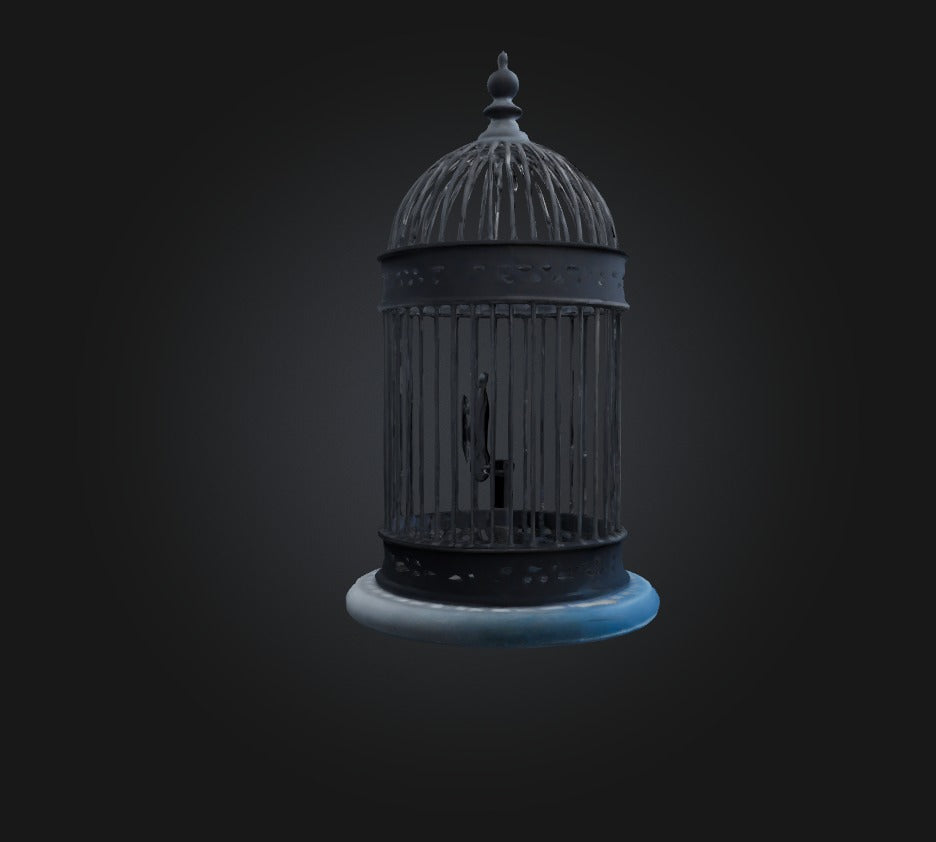 3D model cage model VR / AR / low-poly