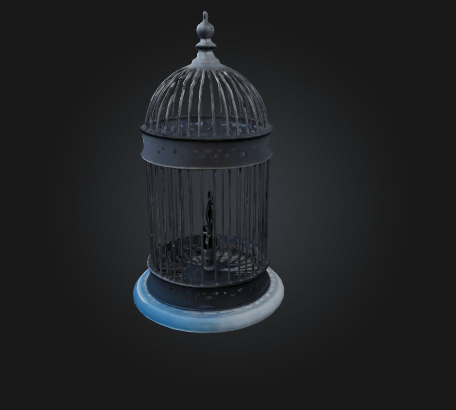 3D model cage model VR / AR / low-poly