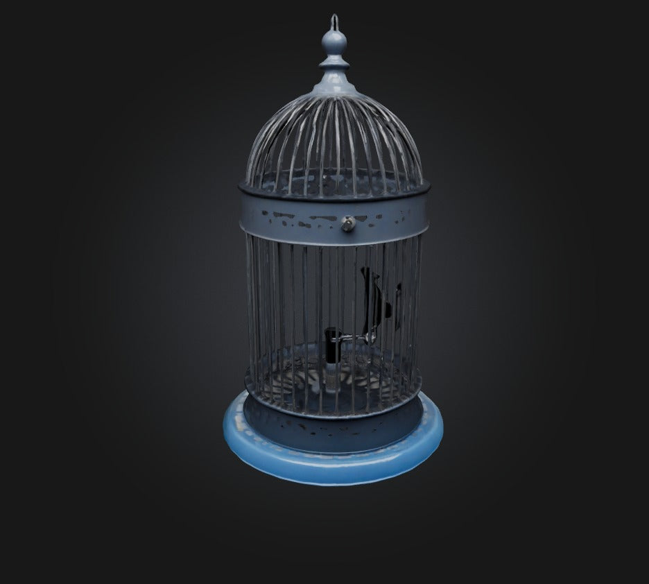 3D model cage model VR / AR / low-poly