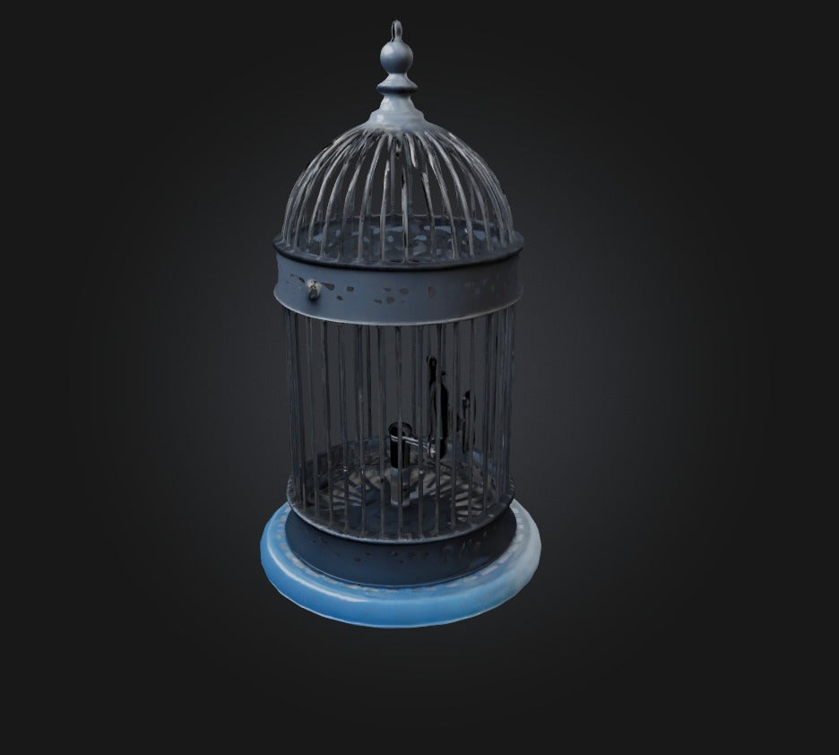 3D model cage model VR / AR / low-poly
