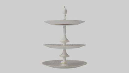 3D model Cake Stand model VR / AR / low-poly