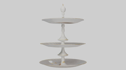 3D model Cake Stand model VR / AR / low-poly