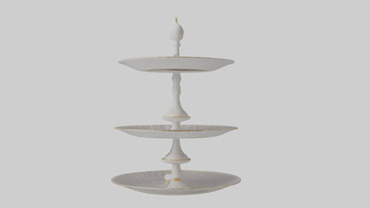 3D model Cake Stand model VR / AR / low-poly