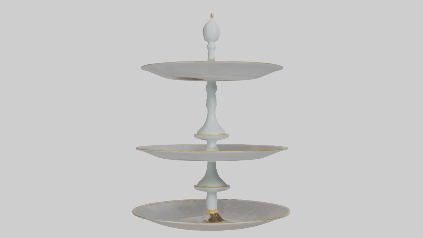 3D model Cake Stand model VR / AR / low-poly