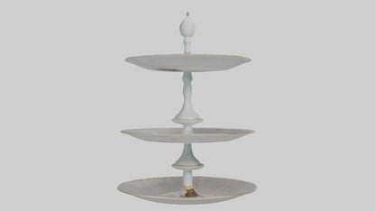 3D model Cake Stand model VR / AR / low-poly
