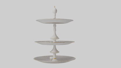 3D model Cake Stand model VR / AR / low-poly