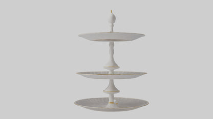 3D model Cake Stand model VR / AR / low-poly