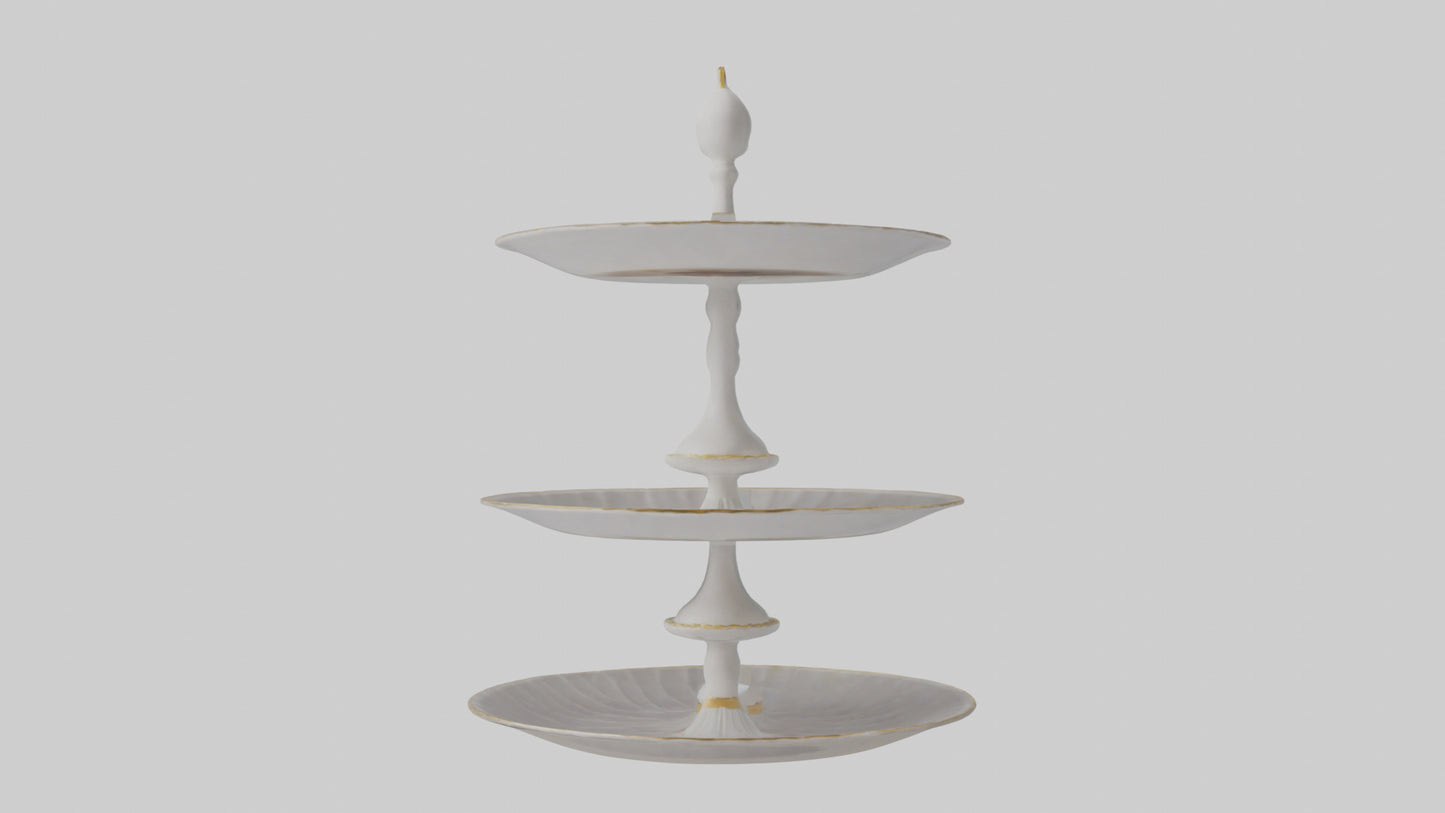 3D model Cake Stand model VR / AR / low-poly
