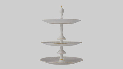 3D model Cake Stand model VR / AR / low-poly
