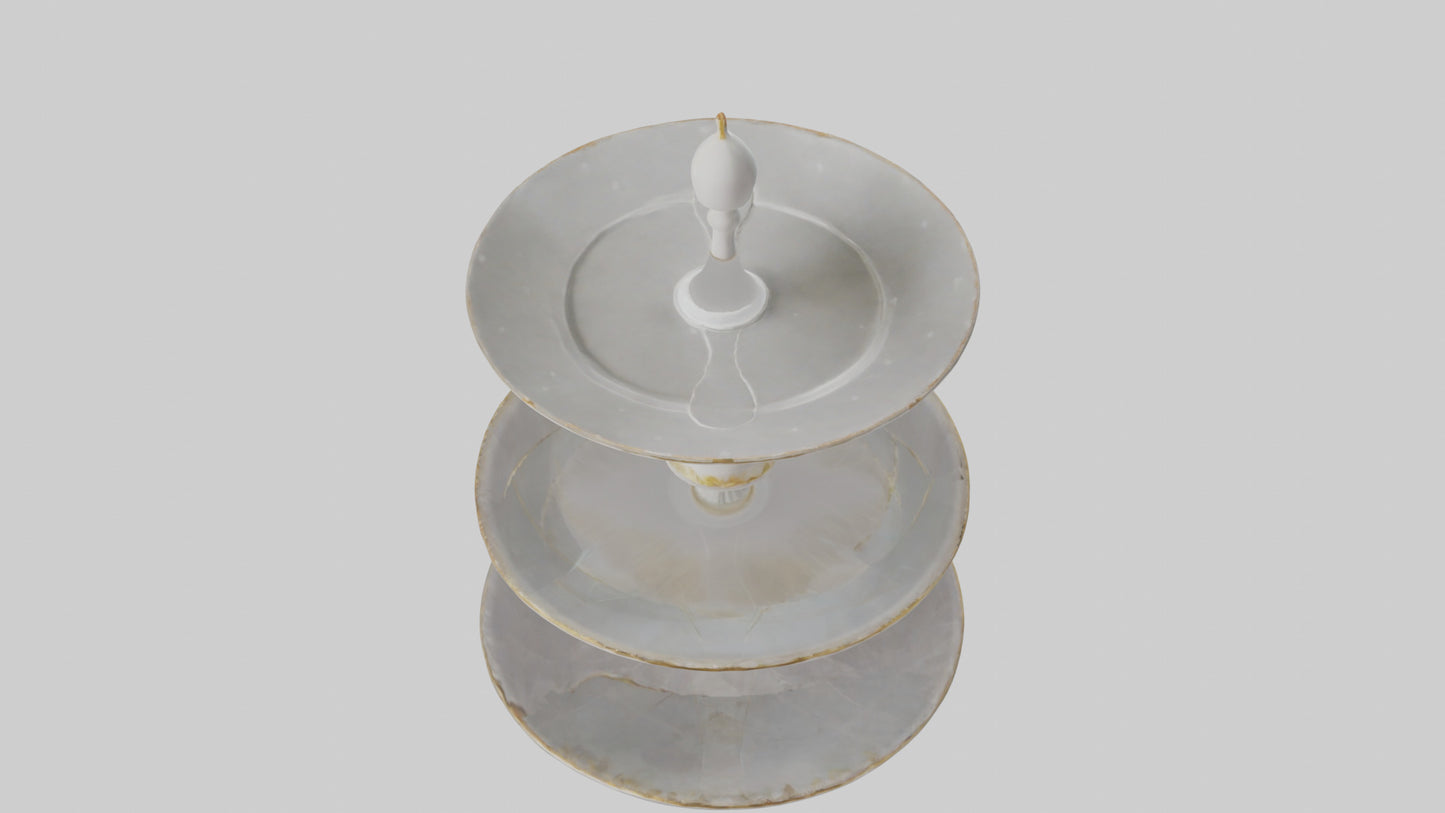 3D model Cake Stand model VR / AR / low-poly