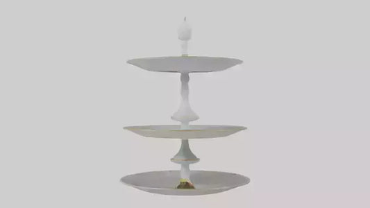 3D model Cake Stand model VR / AR / low-poly